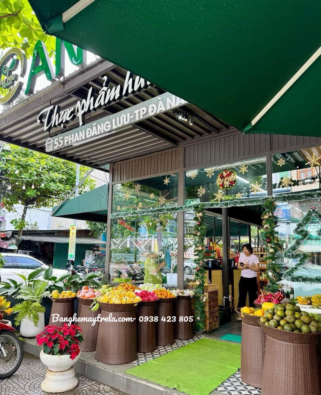 Sọt mây nhựa để trái cây hoa quả